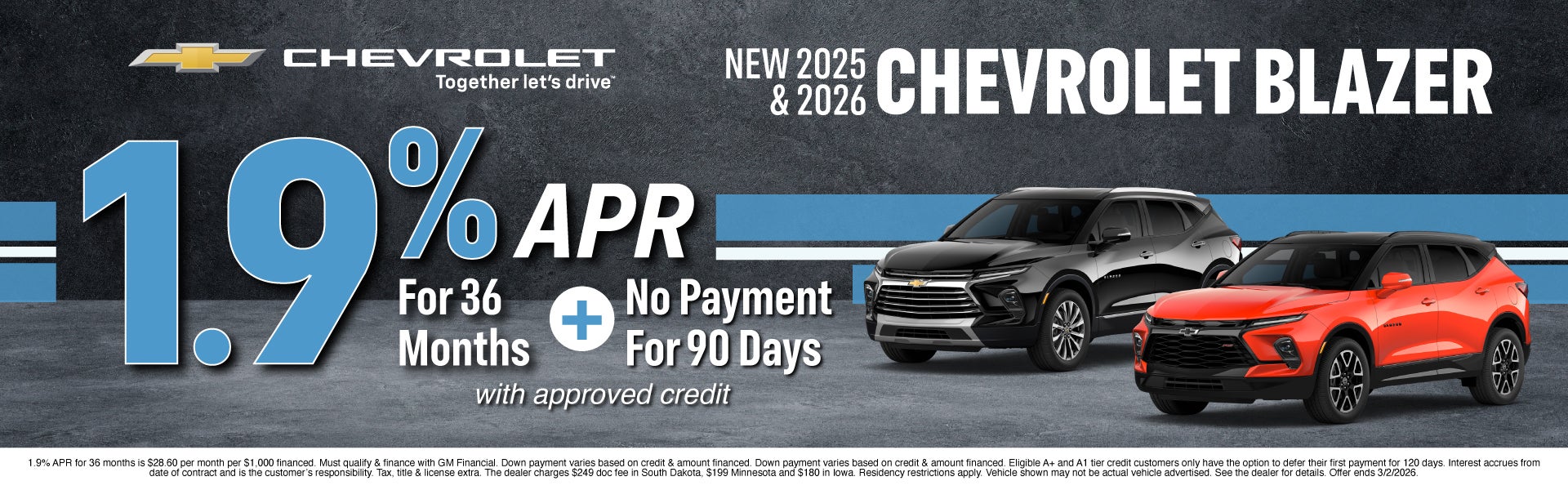 NEW CHEVY OFFERS