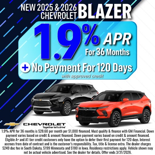 NEW 2025 & 2026 CHEVROLET BLAZER