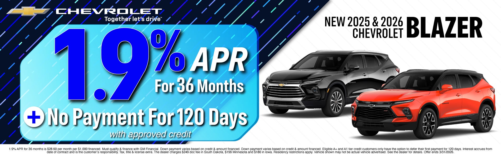 NEW CHEVY OFFER