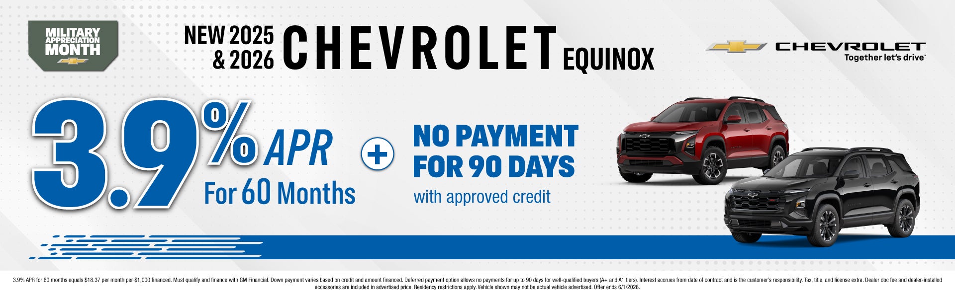CHEVY APR OFFER