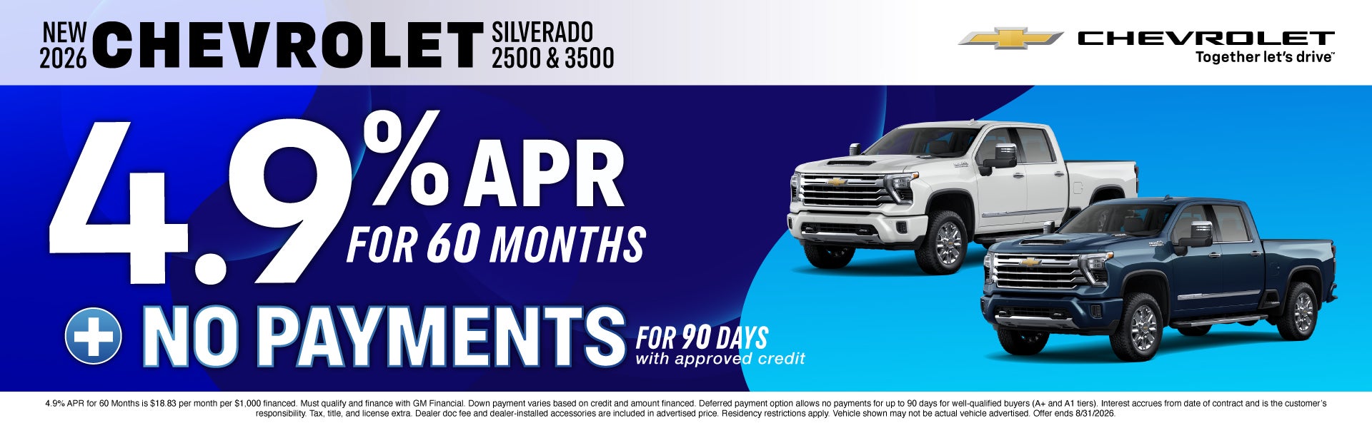 NEW 2026 CHEVROLET SILVERADO 2500 & 3500