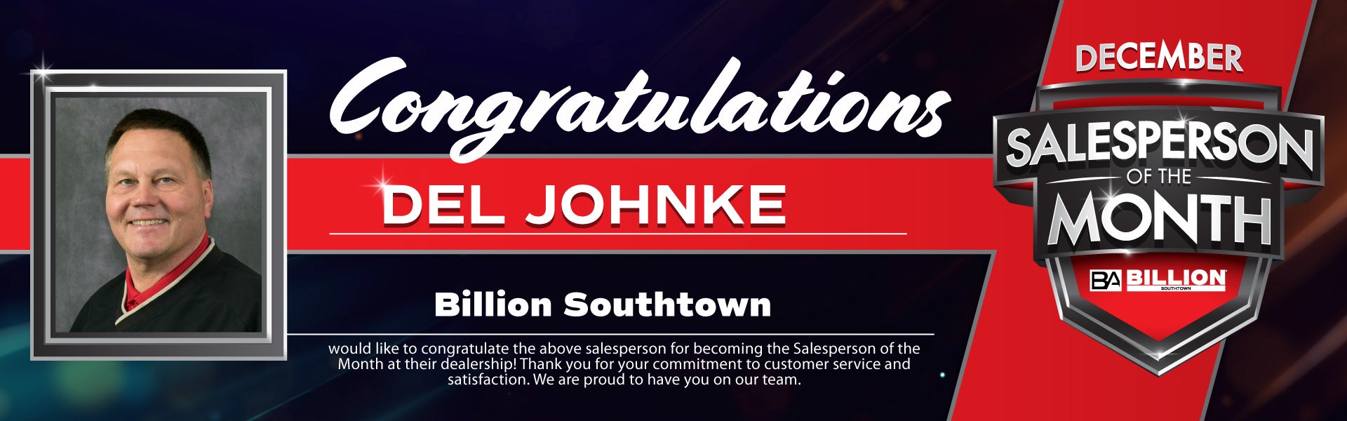 Salesperson of the month