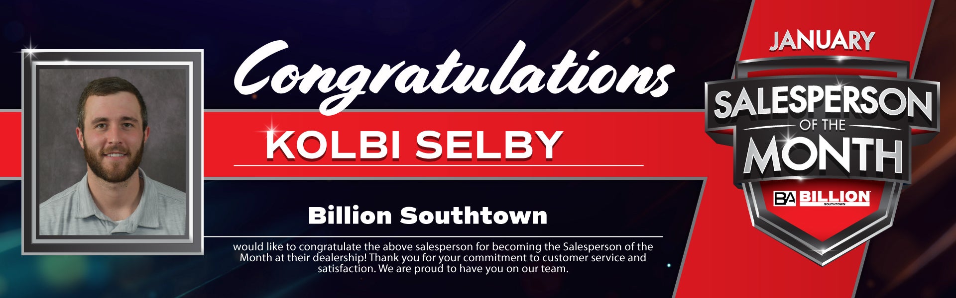 Salesperson of the month