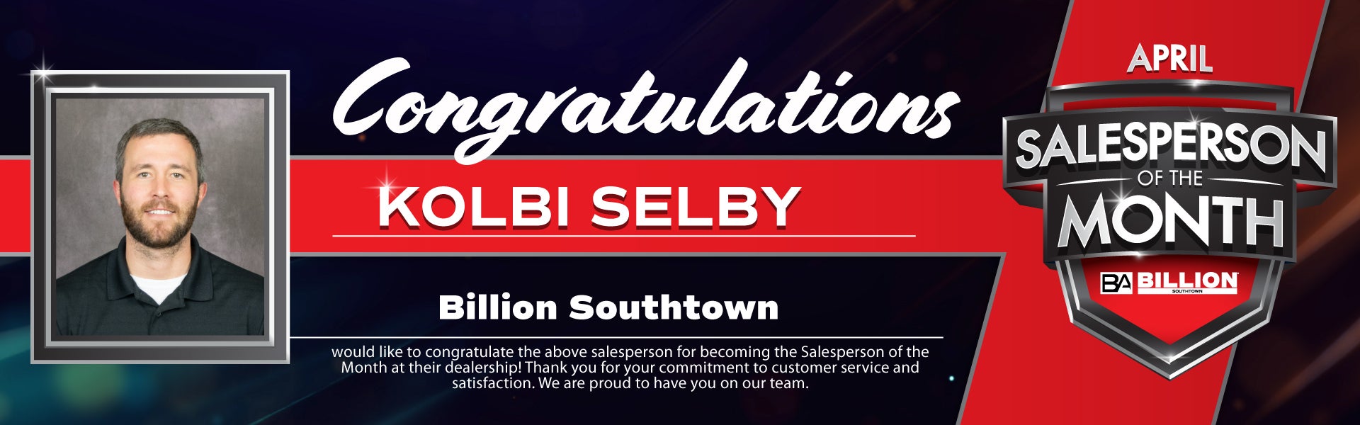 Salesperson of the month